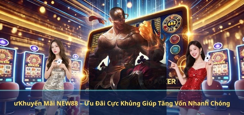 KHUYẾN MÃI ưKhuyến Mãi NEW88 – Ưu Đãi Cực Khủng Giúp Tăng Vốn Nhanh Chóng